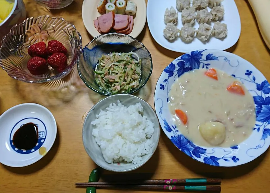 晩ごはん😊|しまだ ちえこさん