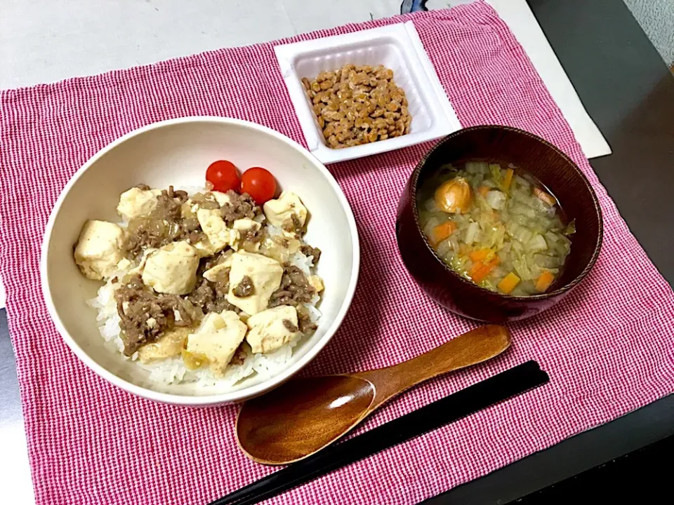 麻婆丼のご飯|みよさん