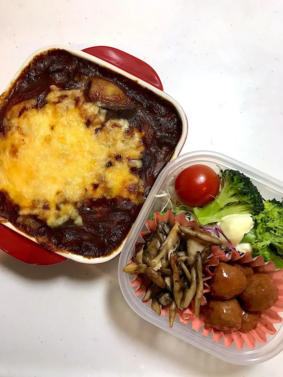 カレードリアお弁当😋|naoさん