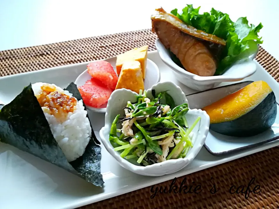 Snapdishの料理写真:朝ご飯みたいな和んぷれーと😋🙌|ぐぅぐママ（Yukkie）さん