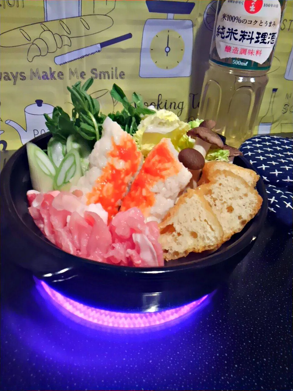 Snapdishの料理写真:#日の出純米料理酒 でお鍋♥🍲♥|みるくここあさん