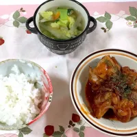 Snapdishの料理写真:鶏のデミ風煮込み🐓|えりちゃんさん