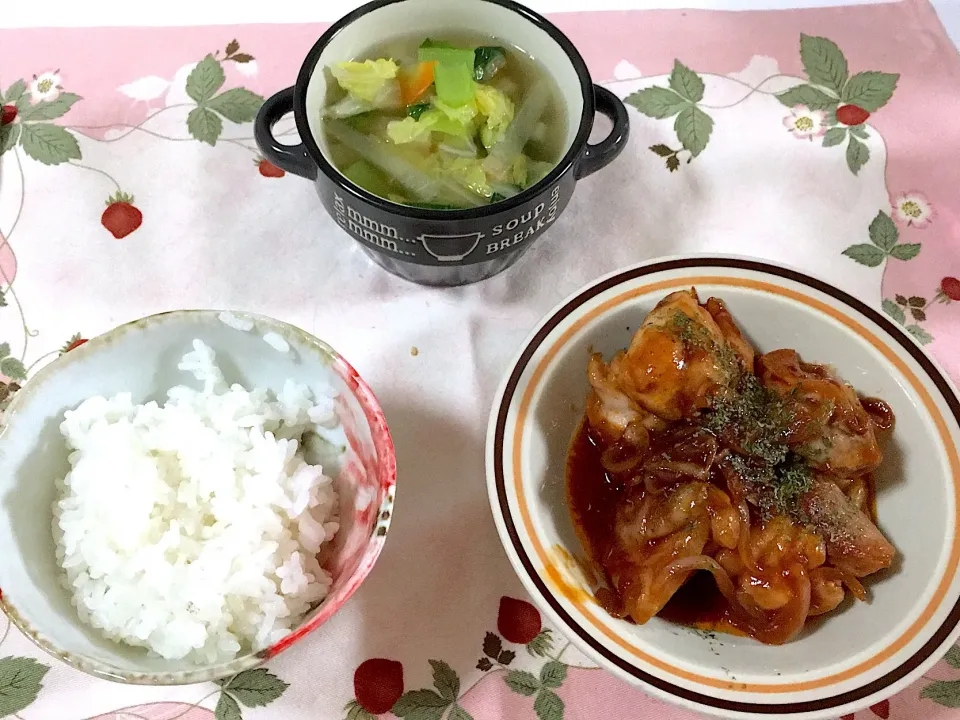 Snapdishの料理写真:鶏のデミ風煮込み🐓|えりちゃんさん