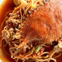 Mie Nyemek Telur Rajungan|aulia hanyさん