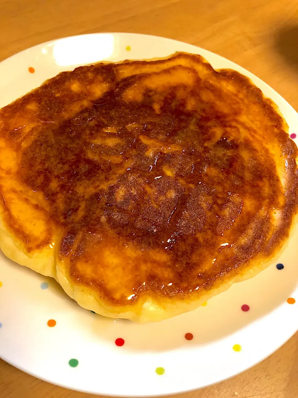 餅入りもちもちホットケーキ|よこ☆よこさん