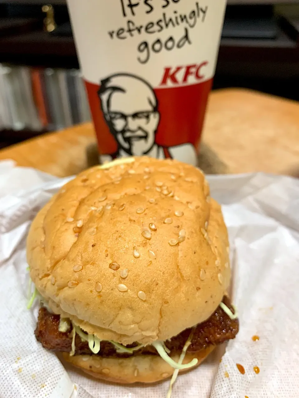 和風カツサンド🍔🥤|るみおんさん