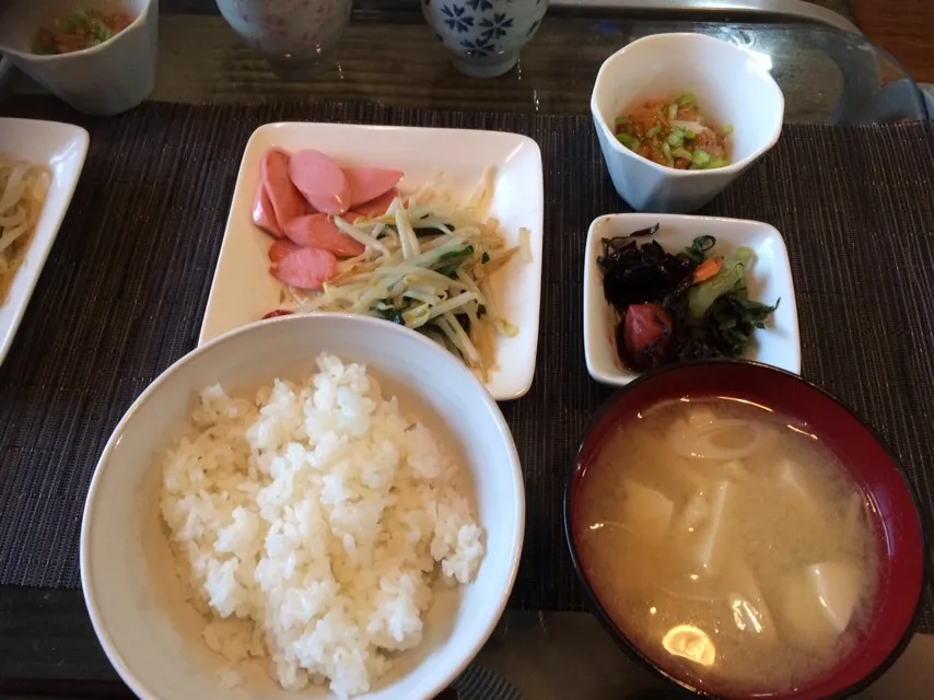 Snapdishの料理写真:男前美容師の朝食2018年1月13日|Booパパさん