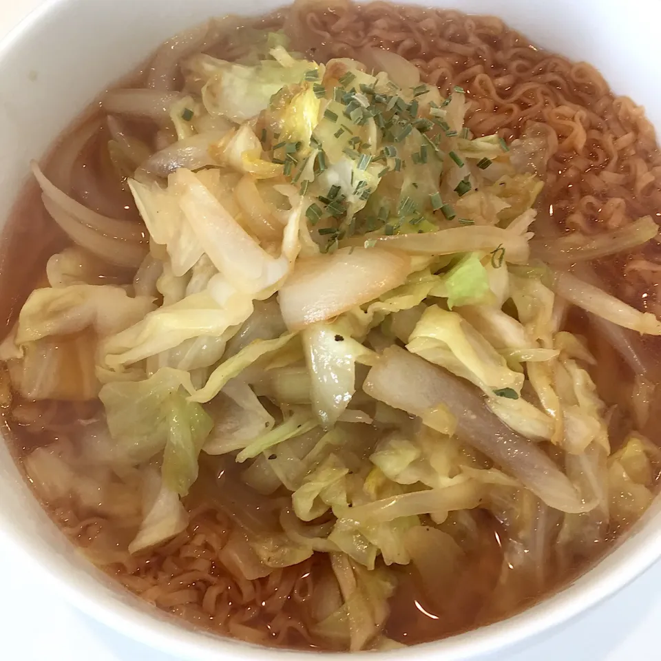 野菜炒めチキンラーメン|Nayutaさん