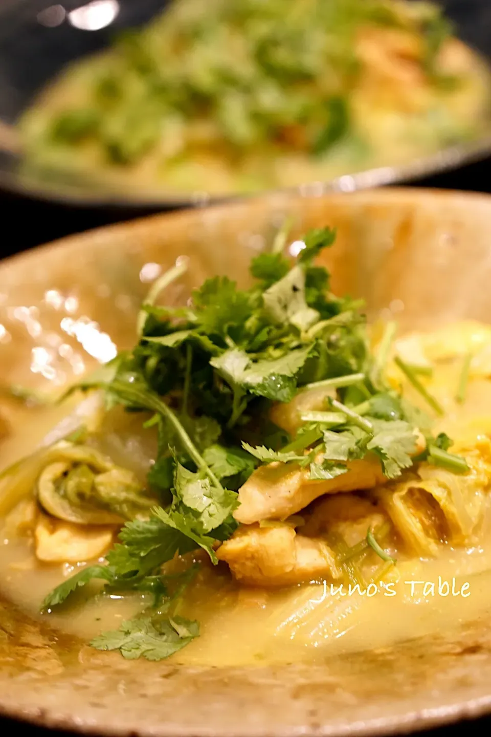 白菜とササミのカレー風味の蒸し煮|Junさん