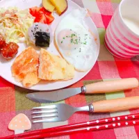 Snapdishの料理写真:朝食プレート🍃|はらぺこちゃんさん