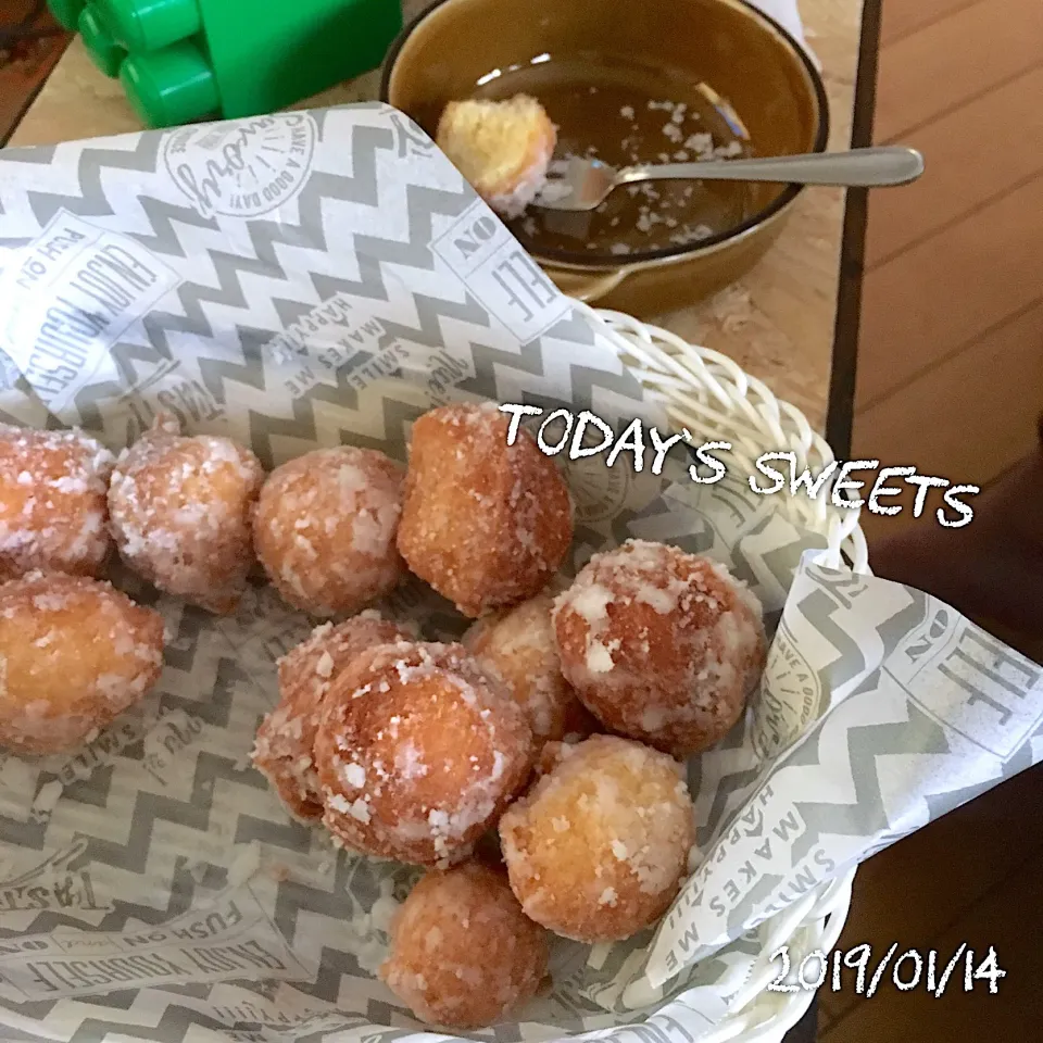 寺cafe＊さんの料理 ふわっふ和な豆腐ドーナツ|寺cafe＊さん