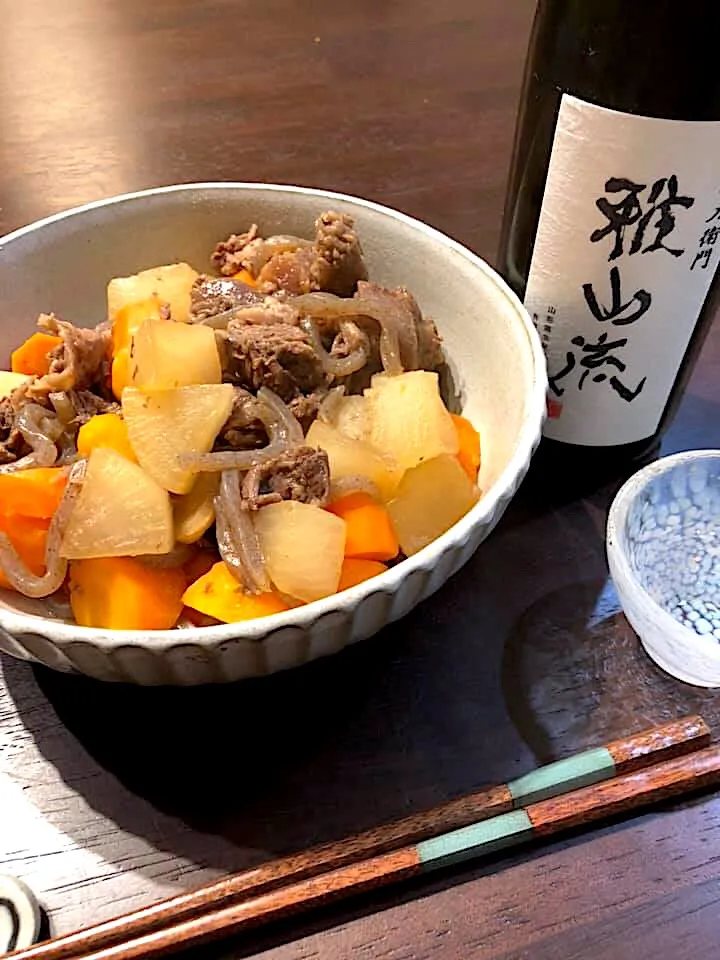 ごろごろ野菜の牛すじ煮込み|モトミさん