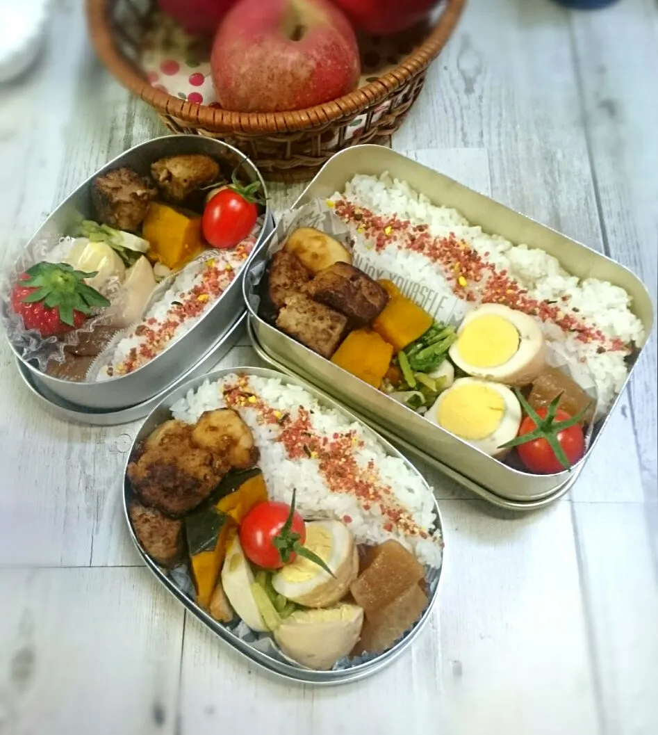 昭和チックなお弁当
 #根菜多めなお弁当
 #家族手当|okamichanさん