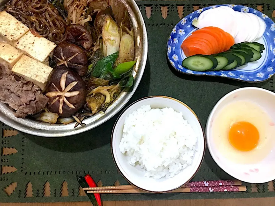 すき焼き定食|ゆうかさんさん