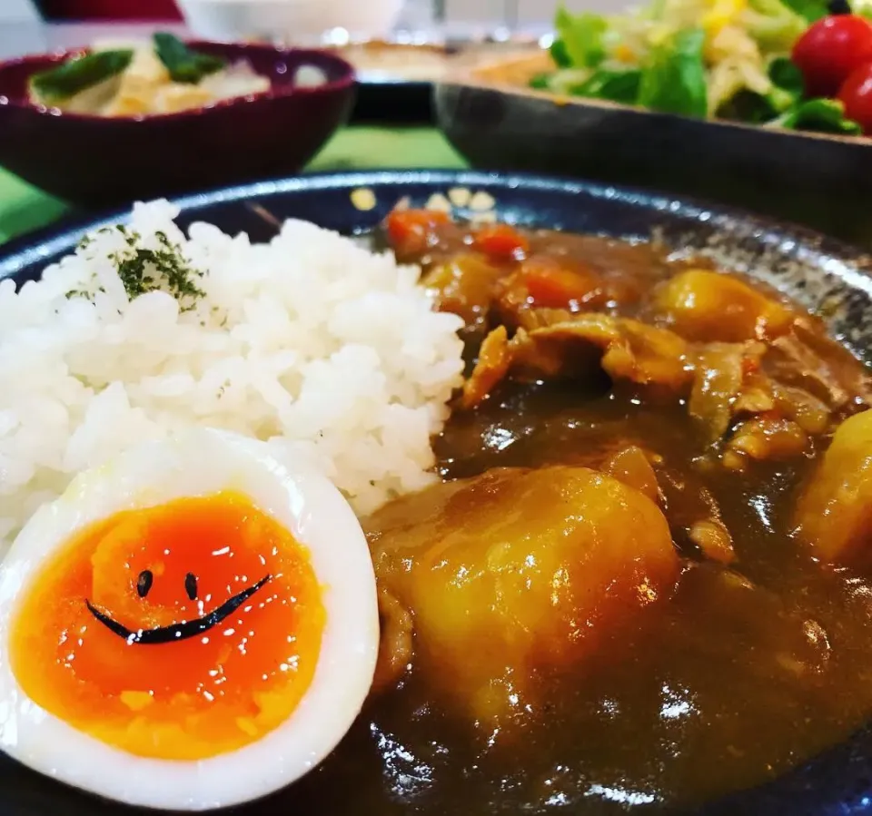 Snapdishの料理写真:野菜ゴロゴロポークカレー🍛|ハマちゃんさん