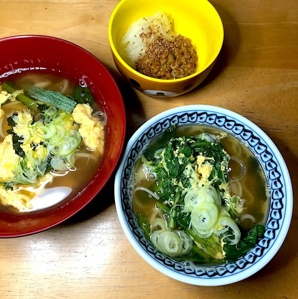 春菊かき玉うどん♨️|Makokoさん