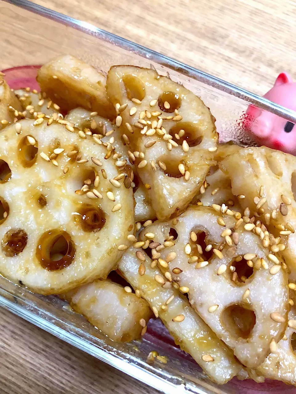 簡単！フライパンで蓮根の甘辛炒め|ひめカフェさん