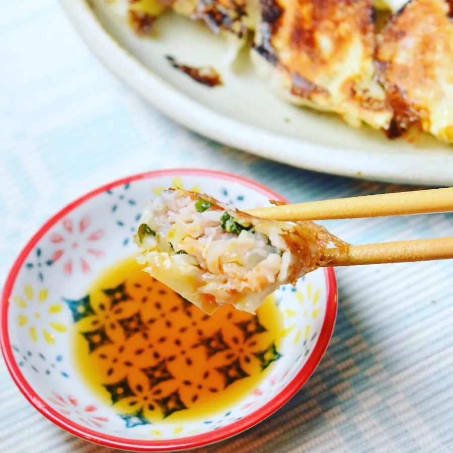 ふじたかなさんの料理 チーズ大根餃子＊うさぎ耳スケのおまけ付き - ふじたかなの"いつも美味しい！もの探し"|ふじたかなさん