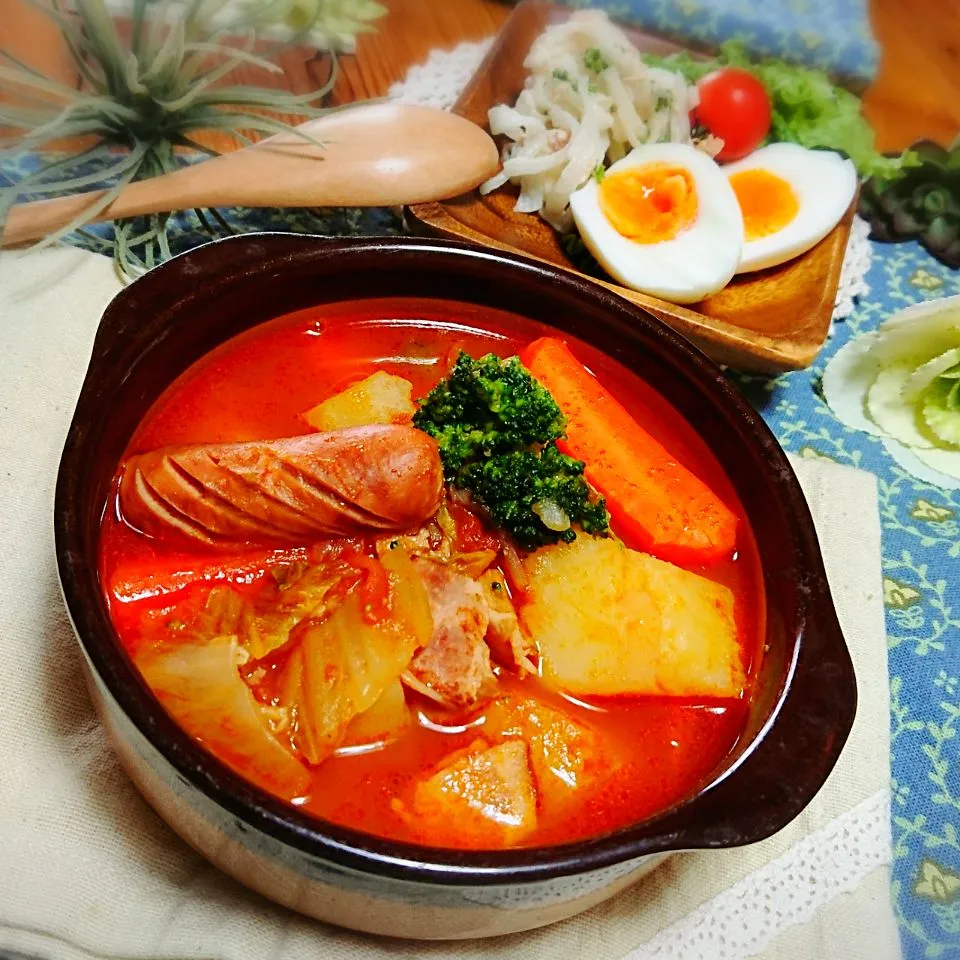 Snapdishの料理写真:白菜入り～トマトシチュー🍅|とまと🍅さん