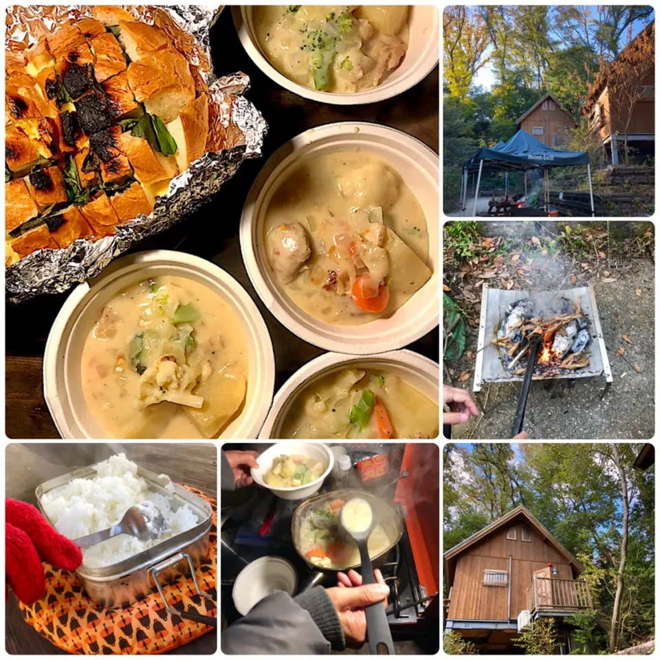 Japanese Cream stew : キャンプのクリームシチュー🏕⛺️|angiee♡さん