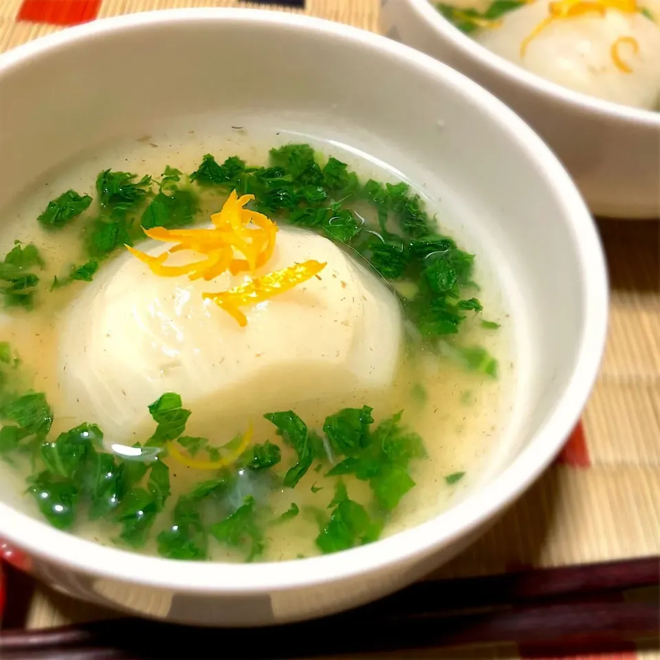 Snapdishの料理写真:WHITE TURNIP SOUP: 蕪のスープ🍃|angiee♡さん