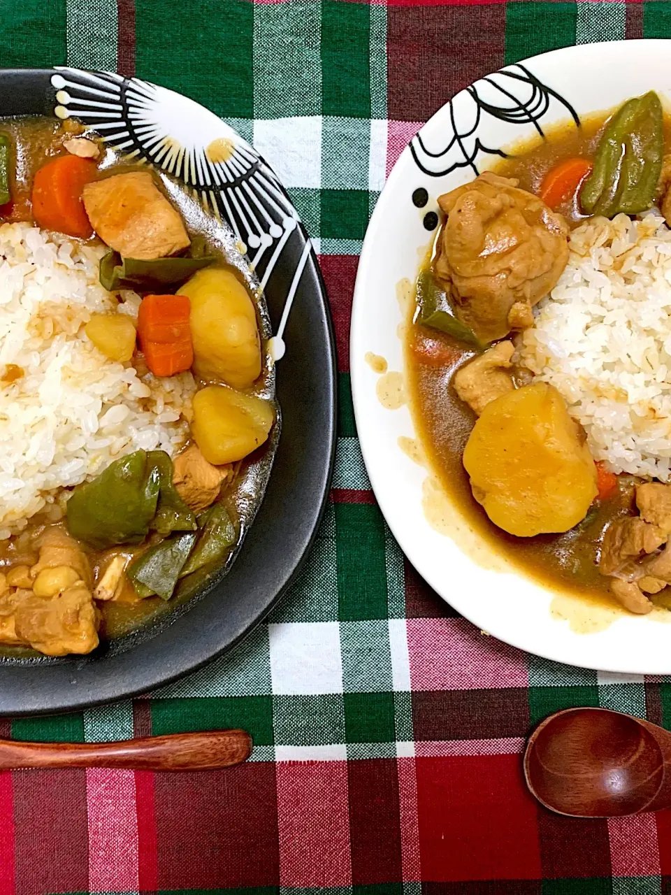 ピーマン鶏肉カレー|D-fukuさん