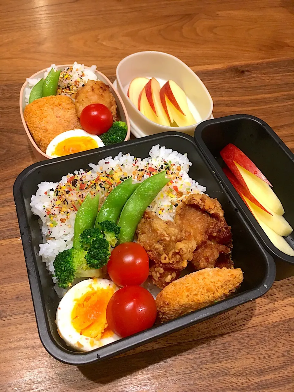 Snapdishの料理写真:2019.1.16.娘の愛情弁当の日&職場のお弁当♬|りいたあさん