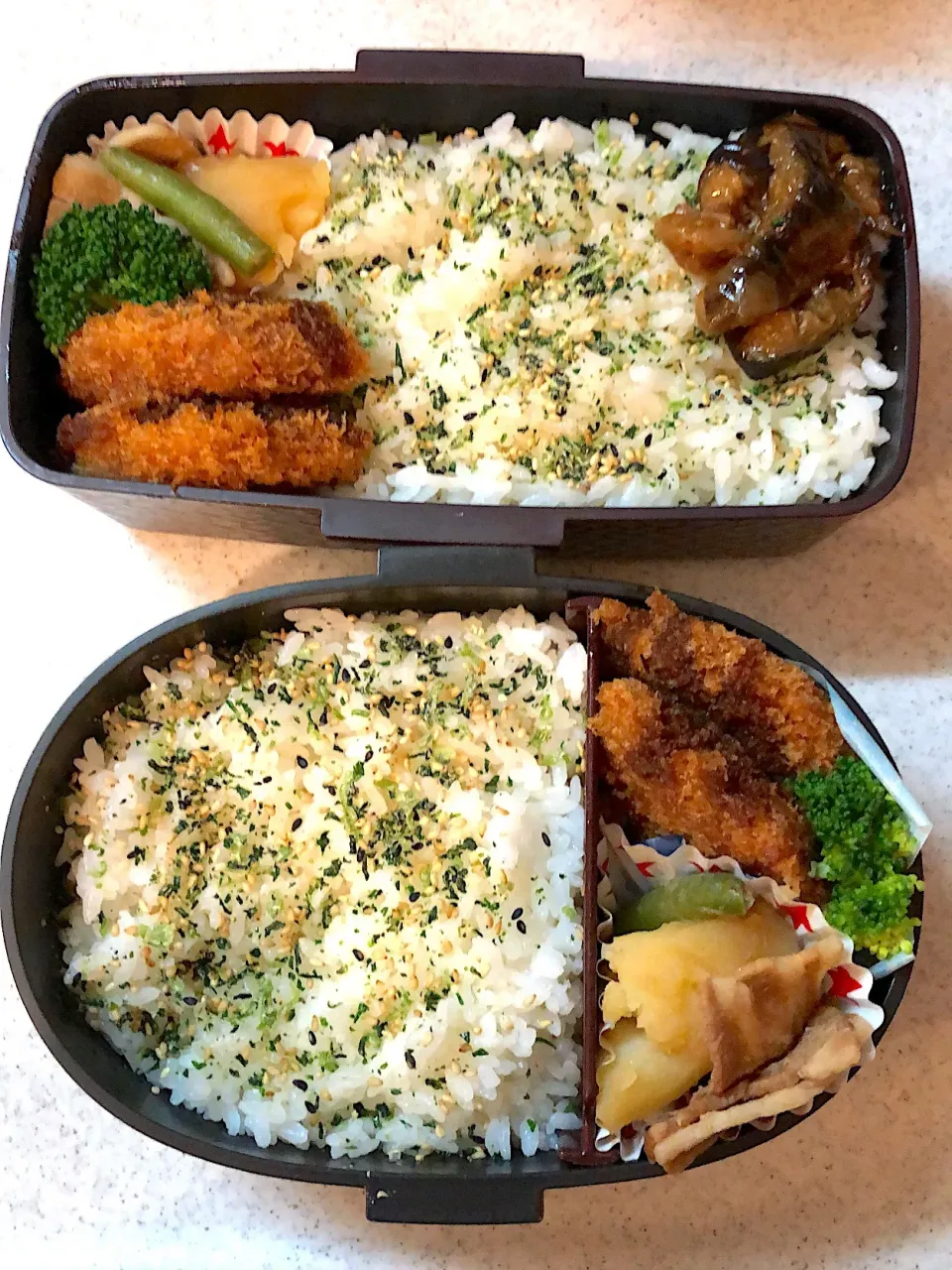 パパと息子弁当🍱|みかんさん