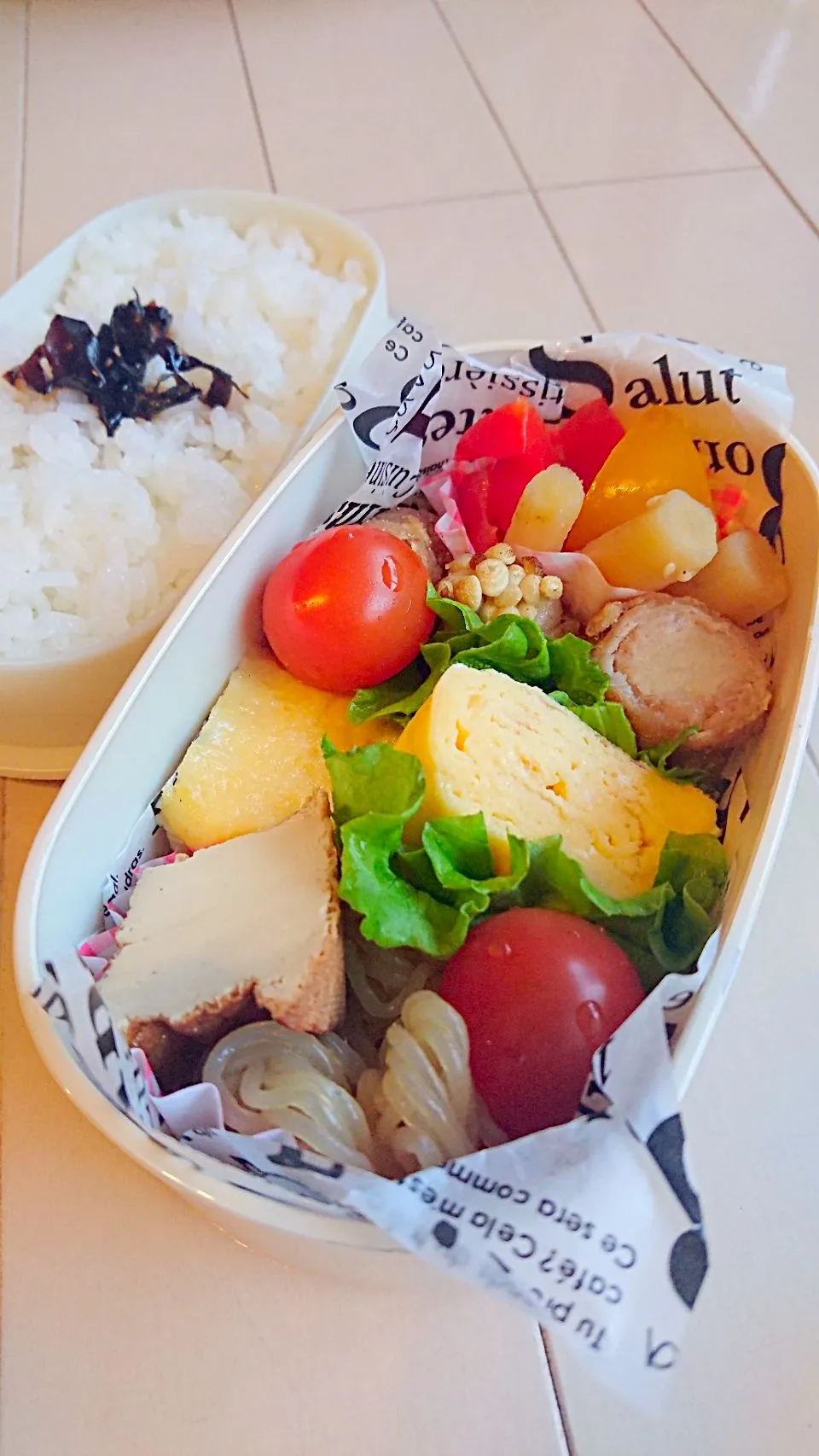 Snapdishの料理写真:娘のお弁当～🎶 2019.1.16|mayumiさん