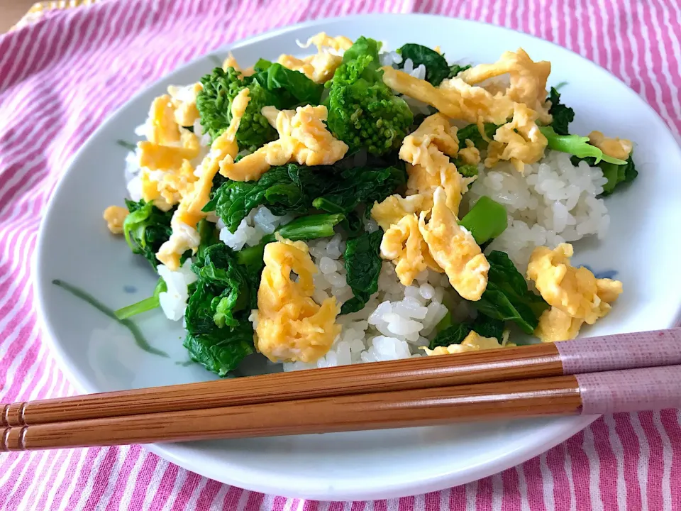 アッチさんの料理 菜の花ごはん|えいぽんさん