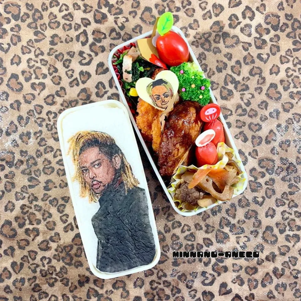 EXILE『NESMITH』弁当
 #オブラートアート 
 #オブアート 
 #似顔絵弁当|みんなのあねごさん