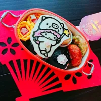 Snapdishの料理写真:ララのいのしし弁当|大米あづささん