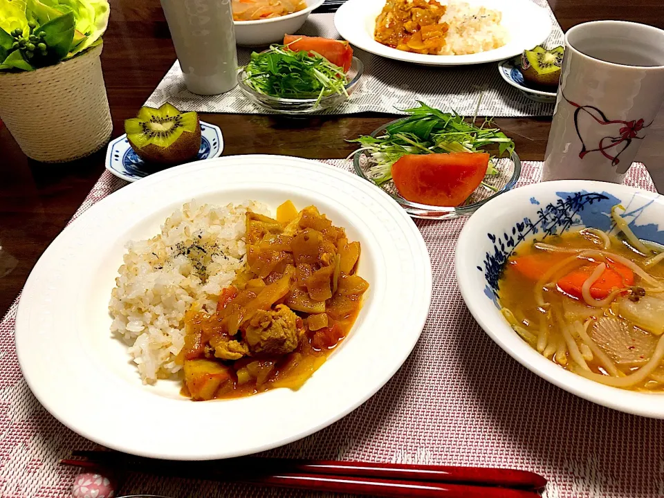 トマトチキンカレー|krchopさん