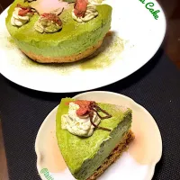 Snapdishの料理写真:焼かない抹茶ケーキ🍰|Shirira_kitchenさん