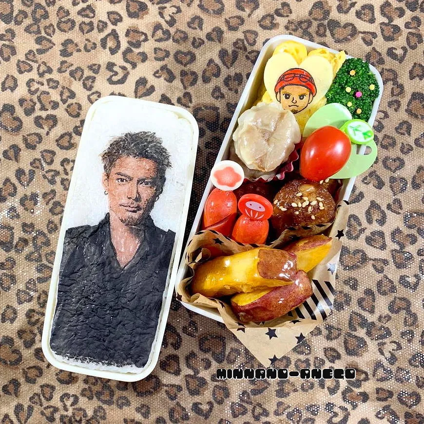 EXILE『SHOKICHI』弁当
 #オブラートアート 
 #オブアート 
 #似顔絵弁当|みんなのあねごさん