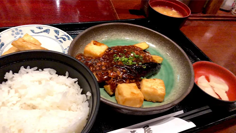 【日替】麻婆茄子豆腐を頂きました。|momongatomoさん