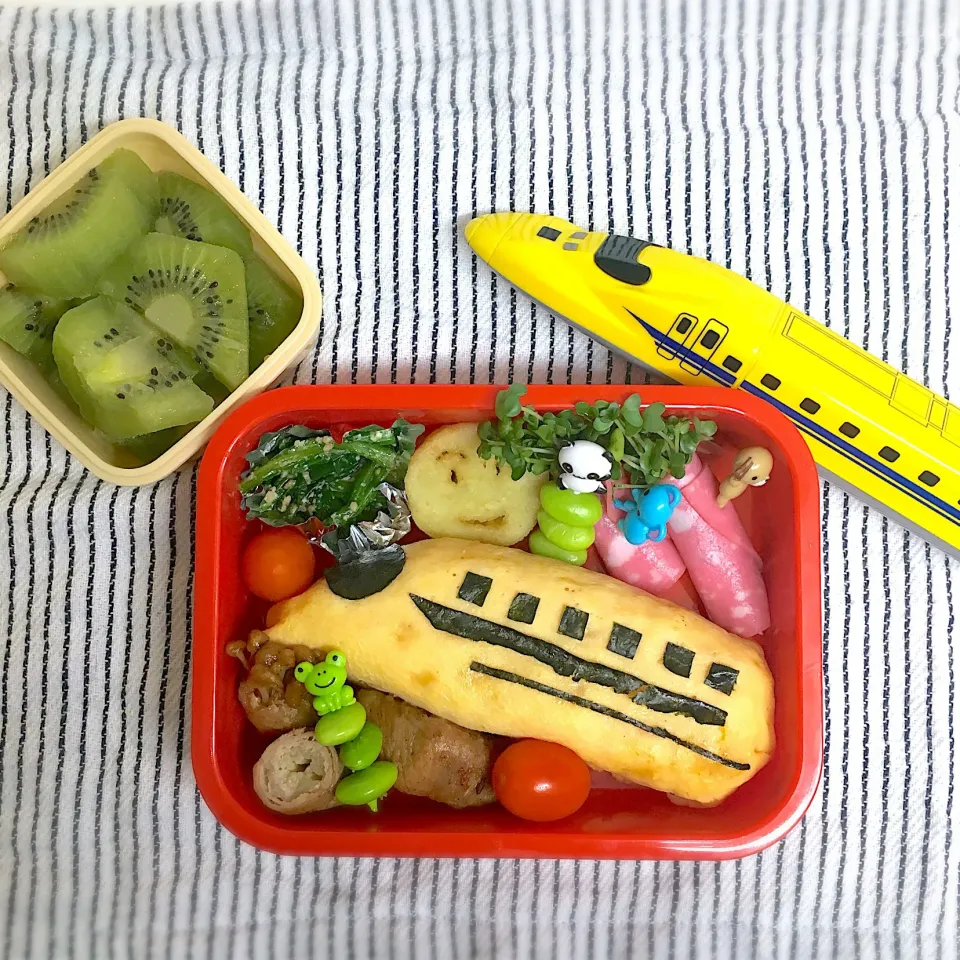 息子弁当👦🏻#ドクターイエロー|まいまいさん