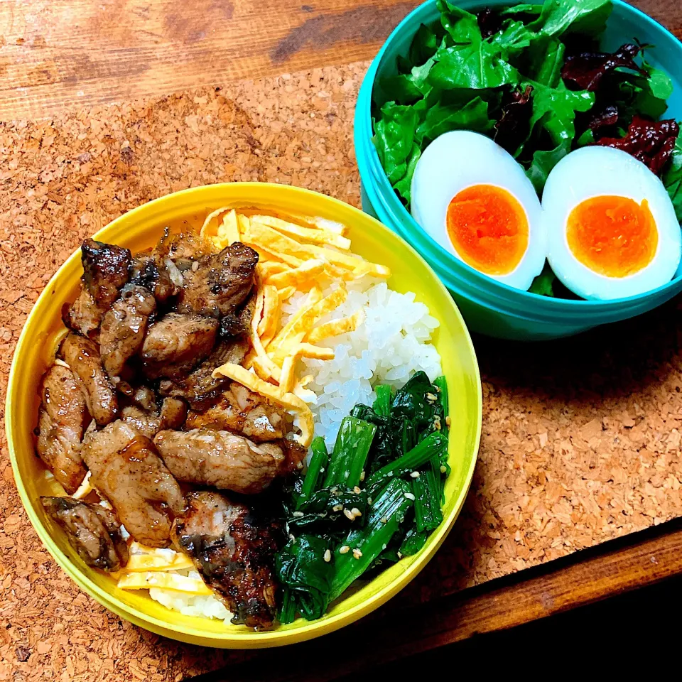 【お弁当】炭火焼鳥丼|ぽりんさんさん