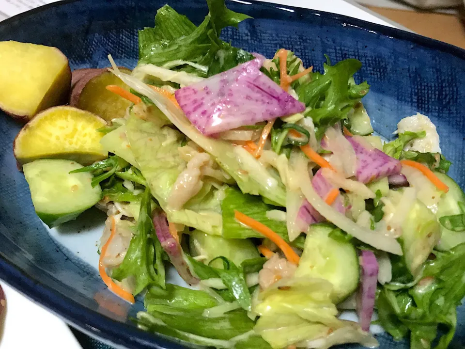 Snapdishの料理写真:豚しゃぶサラダ🥗|mairuさん