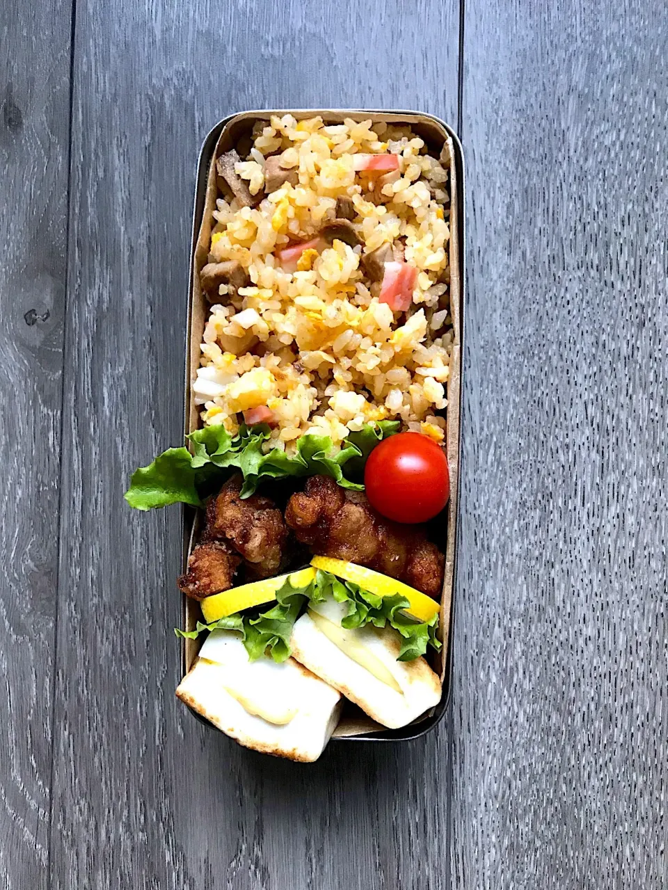 #旦那様弁当  #週末  #チャーハン弁当|サクサクさん