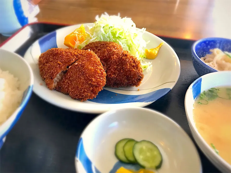 メンチカツ定食|古山さん