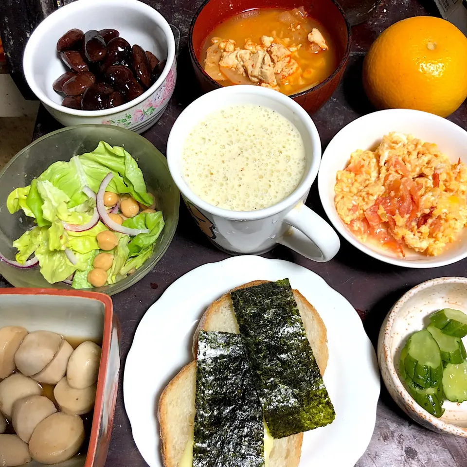 今日の朝ごはん。|岸野 令子さん