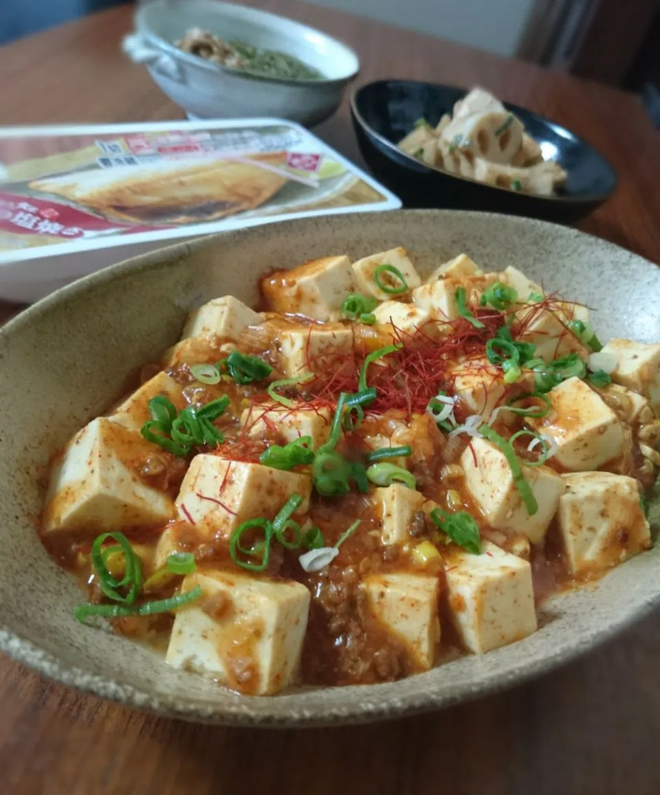 麻婆豆腐|まりおさん