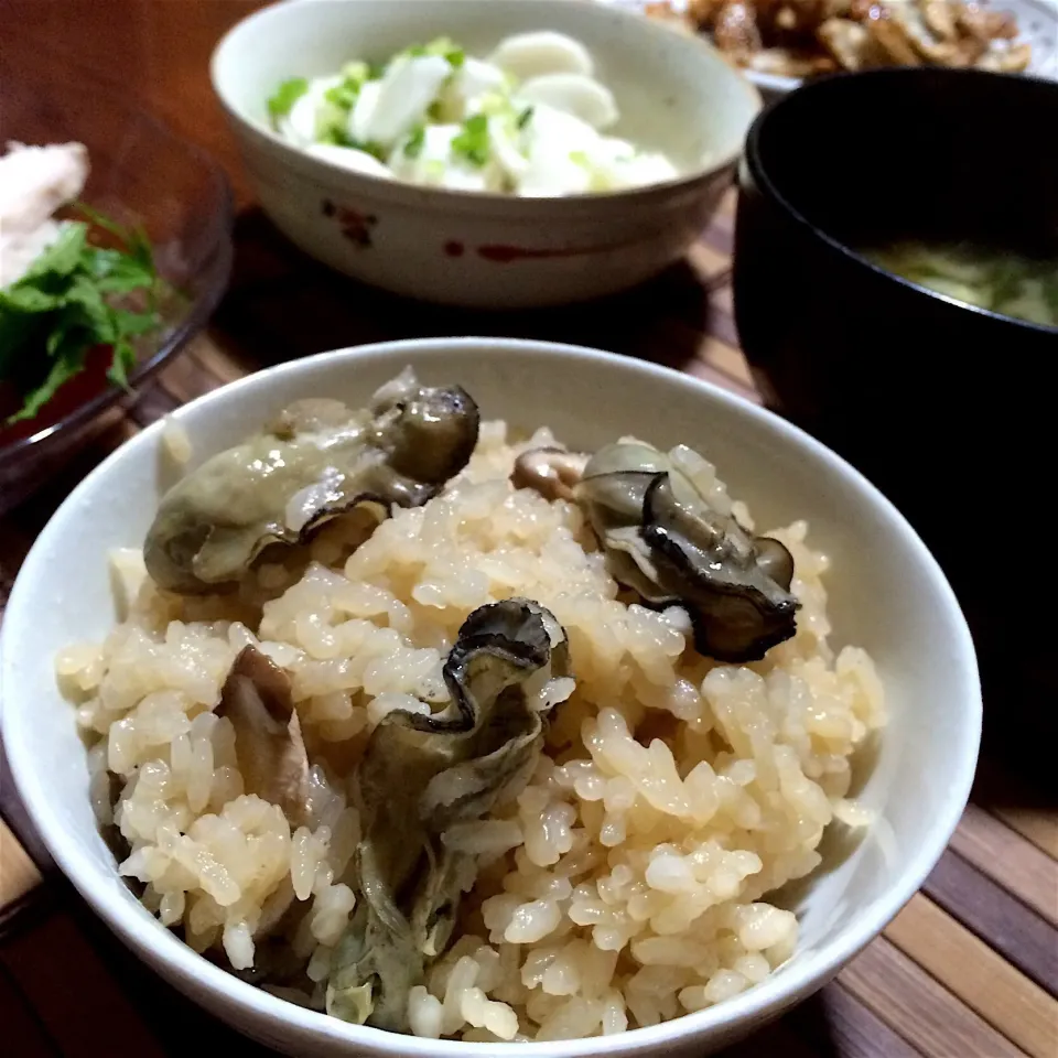 カキの炊き込みご飯|qtyucoさん