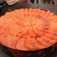 sashimi salmon!!!!|ปังปุ้ยさん