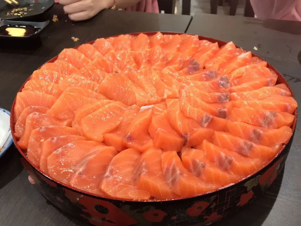 sashimi salmon!!!!|ปังปุ้ยさん