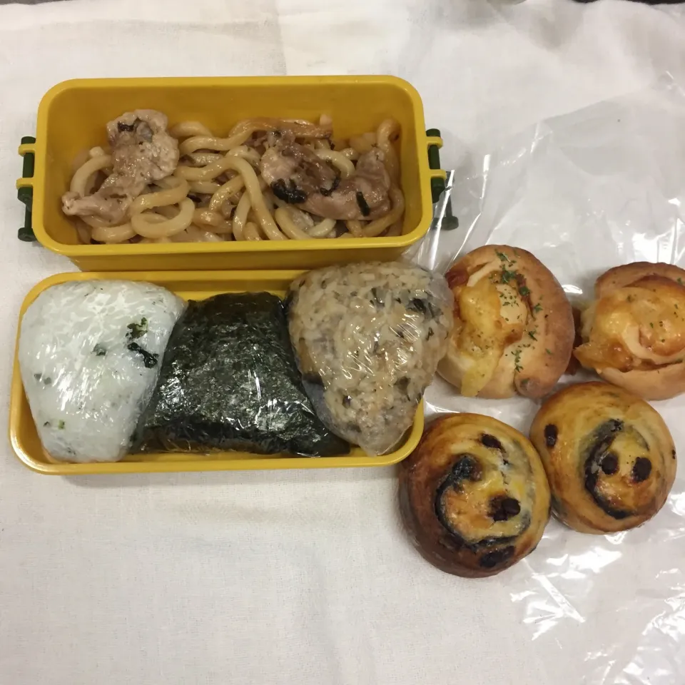 Snapdishの料理写真:次男中学野球弁当⚾️軽食|mickyさん