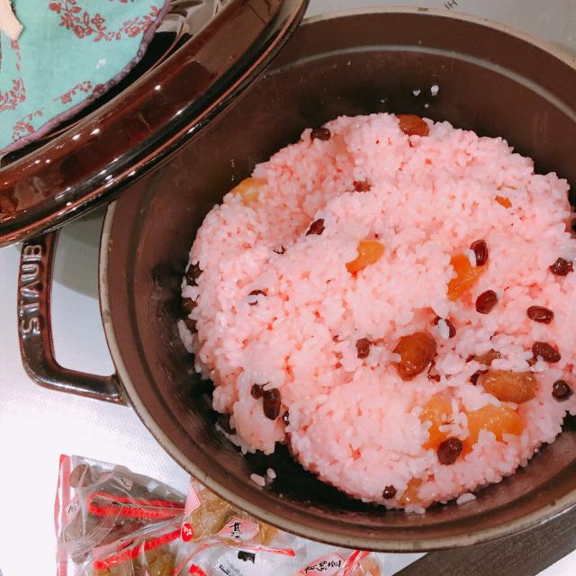 ストウブで甘いお赤飯 Tomo Snapdish スナップディッシュ Id Mvbyqa