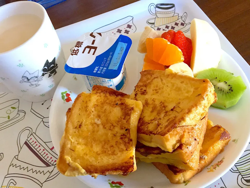 休日のブランチ🥪フレンチトースト|ねえさんさん