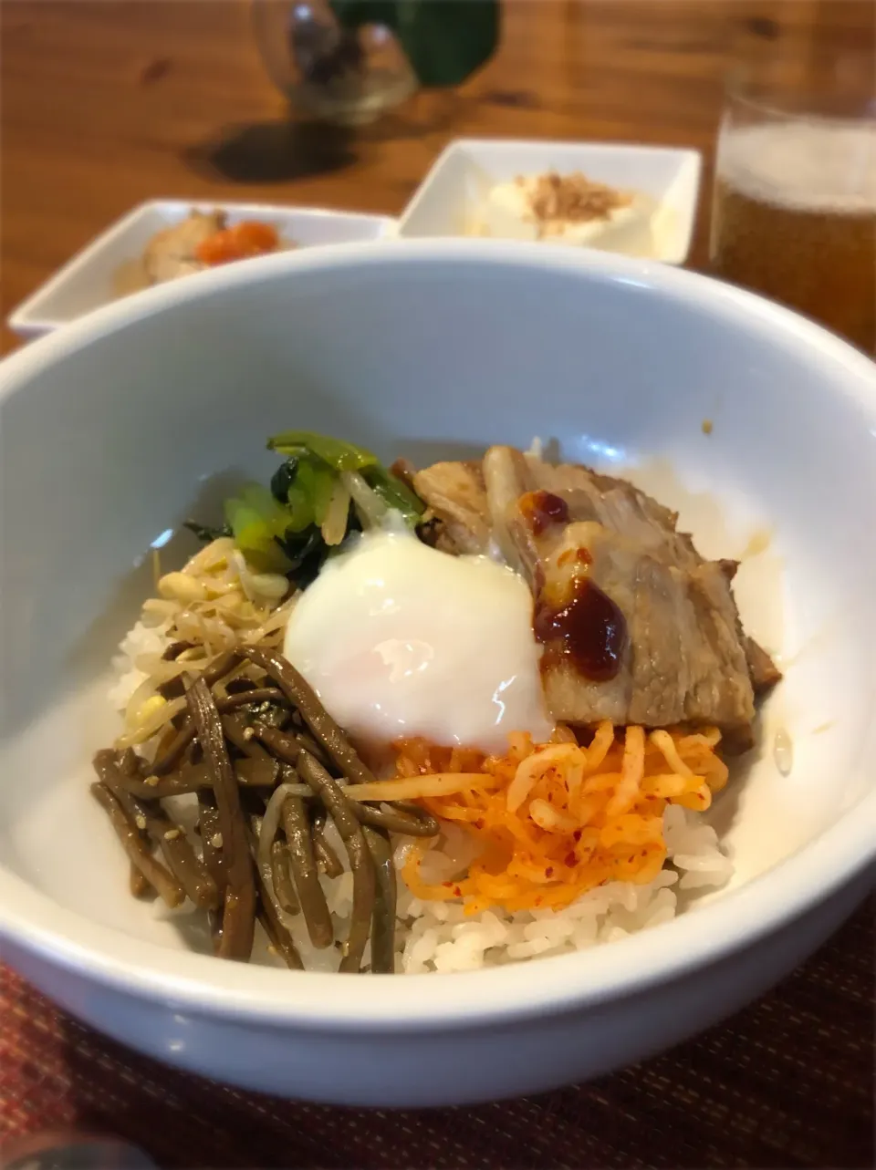 1/18の夕食 ビビンバ丼|yoneさん